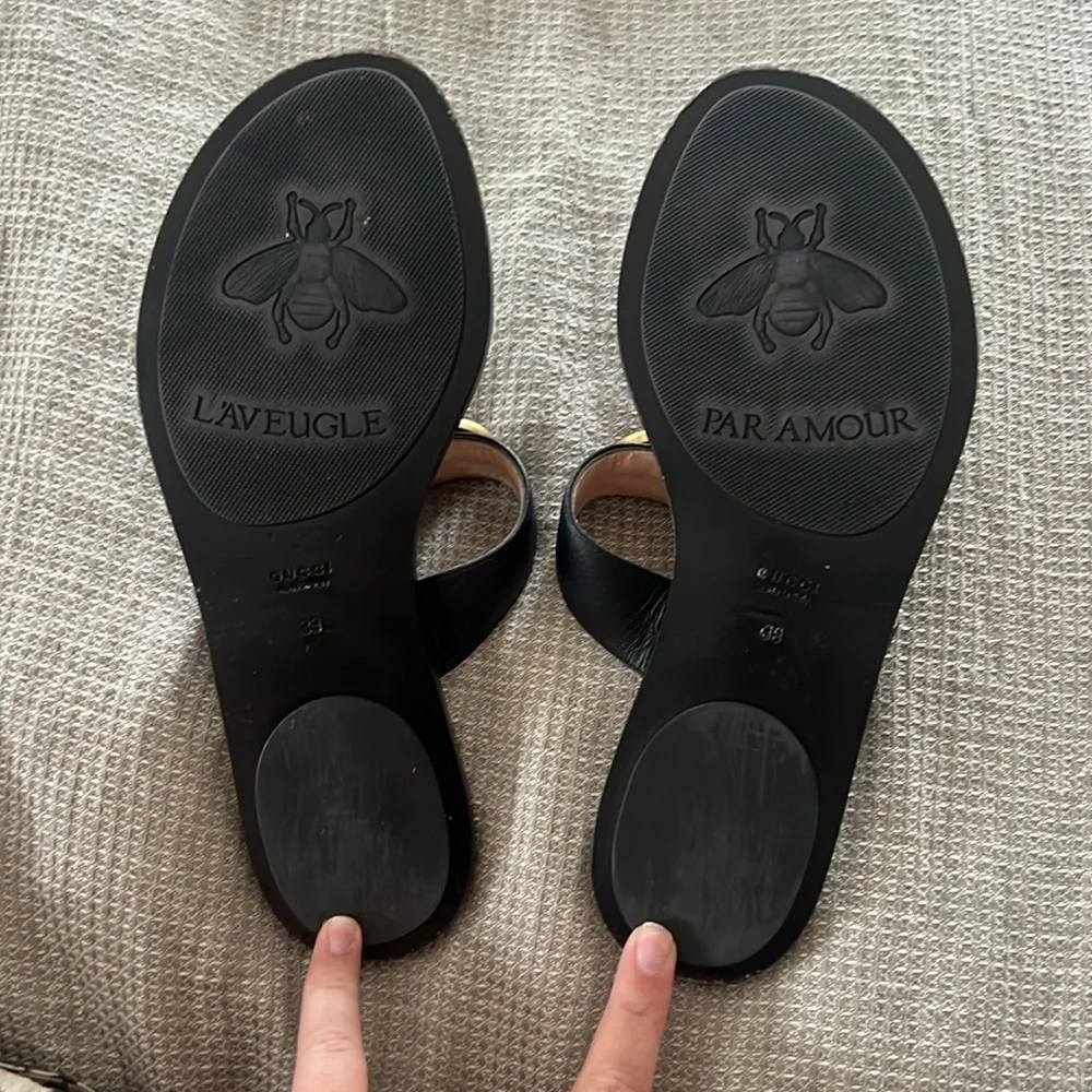 Gucci Double G Women Thong Sandal - Picture 4 of 12